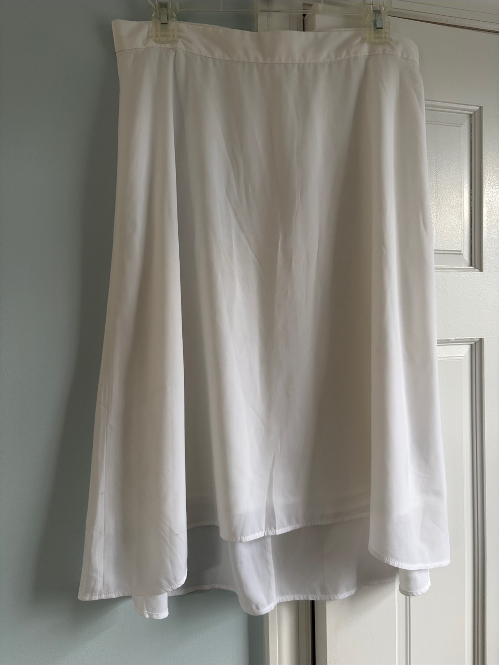 GAP Ivory High-Low A-Line Skirt